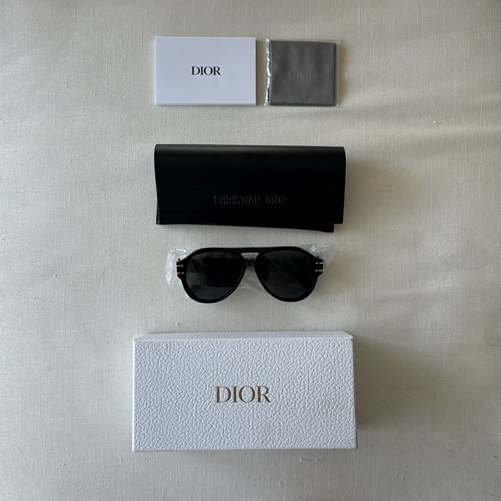 Dior Diorsigna Ture A1U Black Sunglasses- Size 58